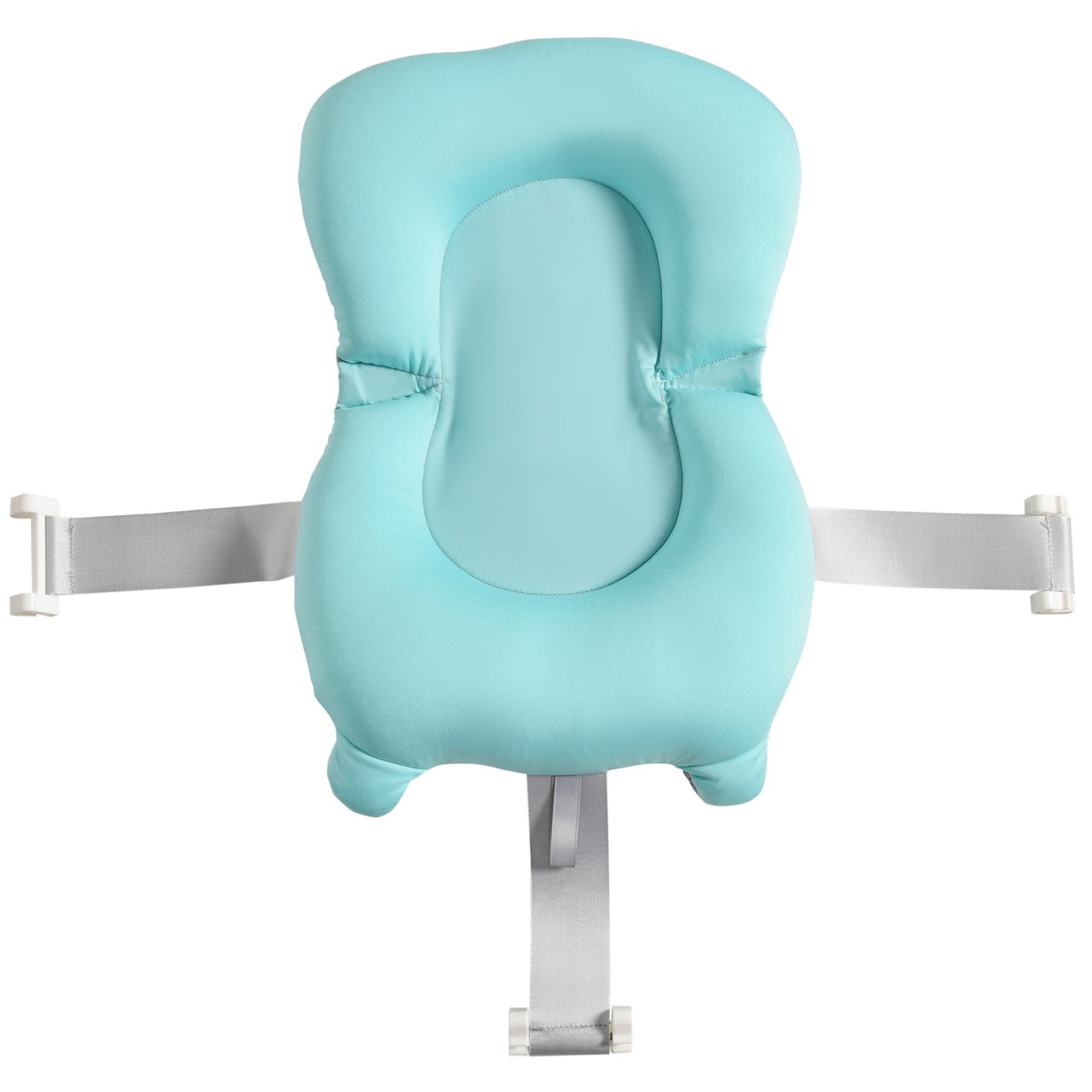 HOMCOM Baby Bath Tub for Toddler Foldable W/ Baby Cushion for 0-3 Years Green