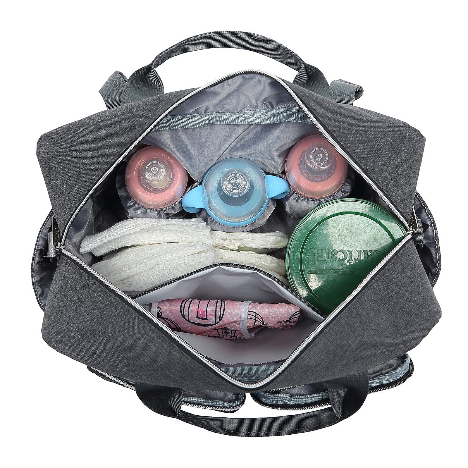 Changing Bag Set Hospital Travel Large Capacity Diaper Bag Mummy Changing Mat