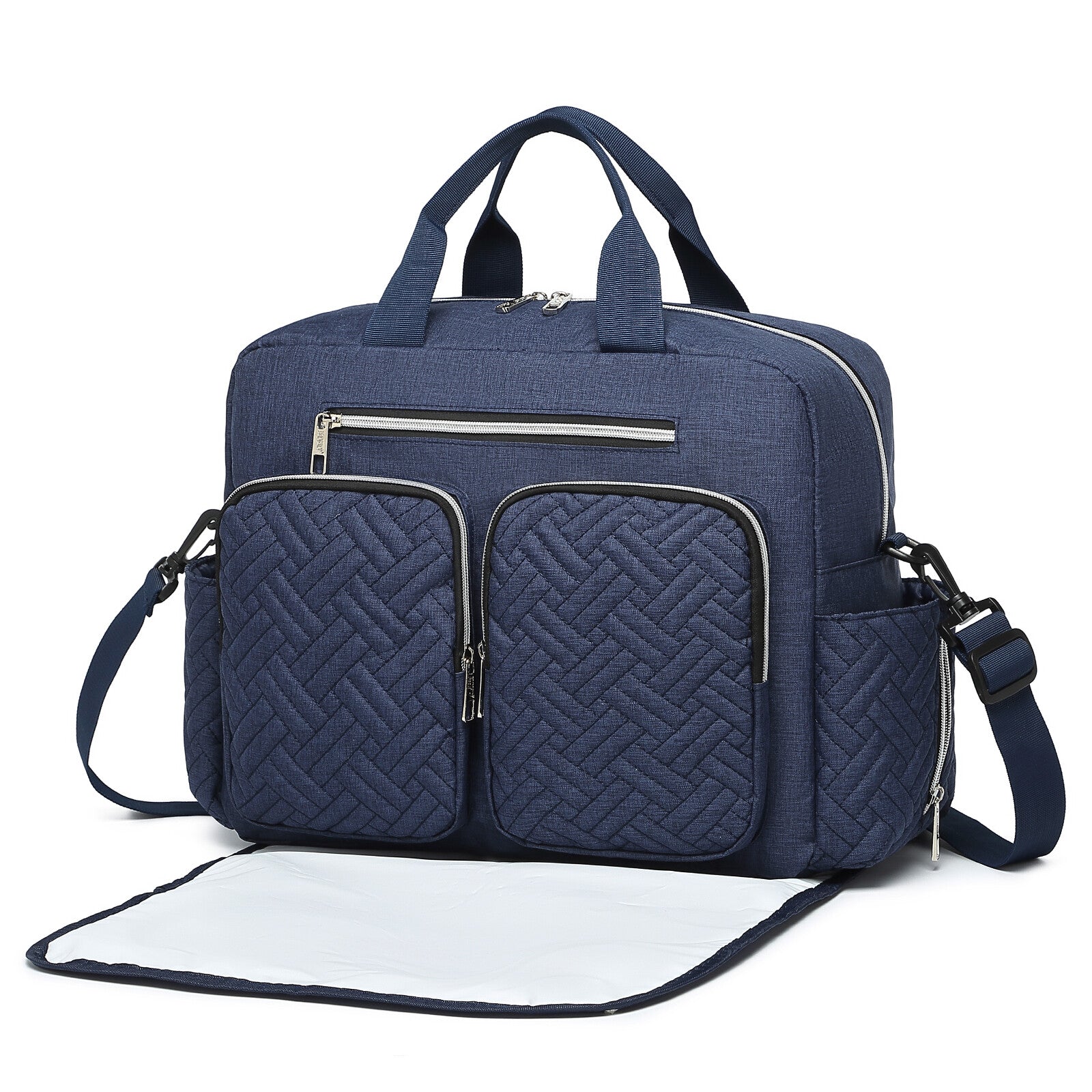 Changing Bag Set Hospital Travel Large Capacity Diaper Bag Mummy Changing Mat