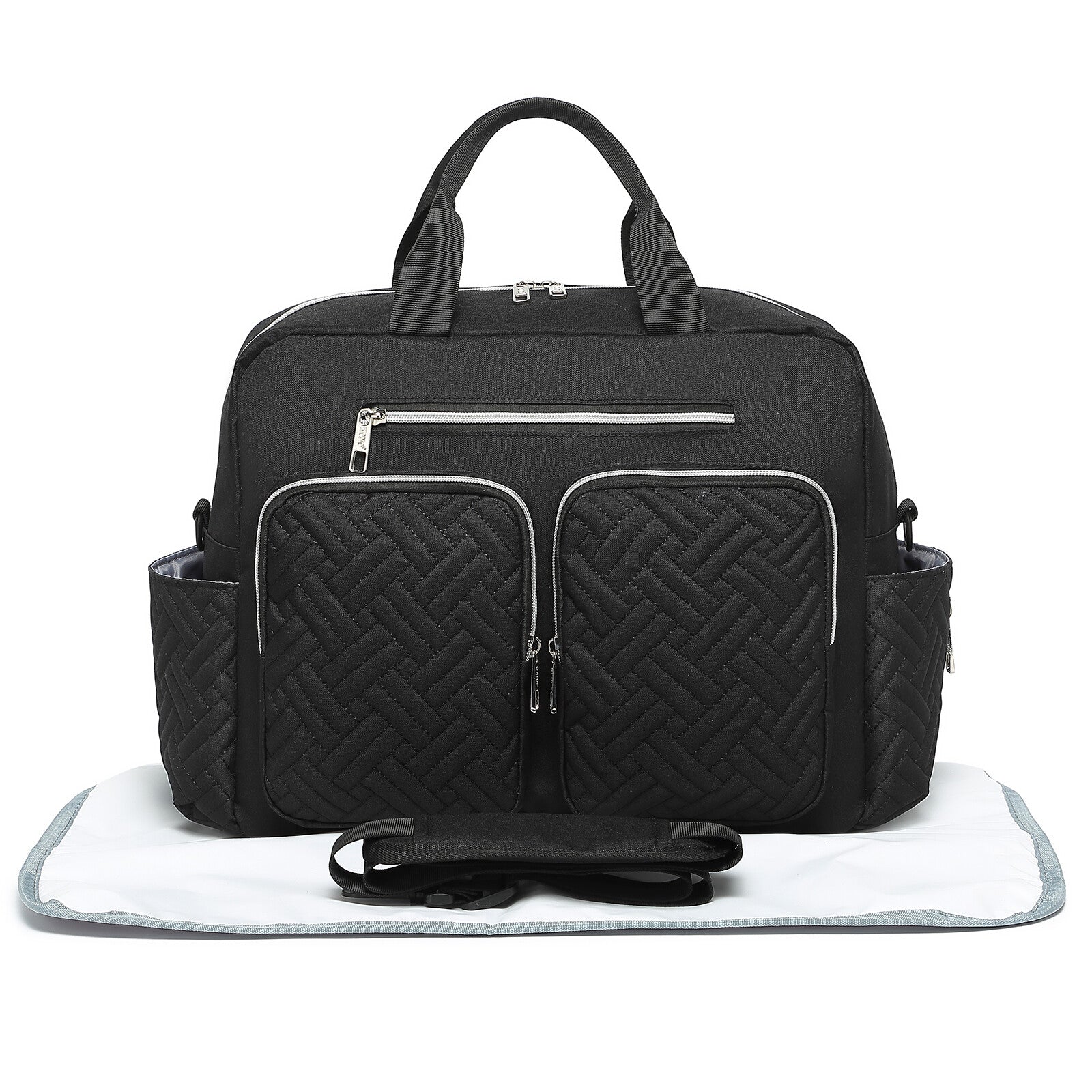Changing Bag Set Hospital Travel Large Capacity Diaper Bag Mummy Changing Mat