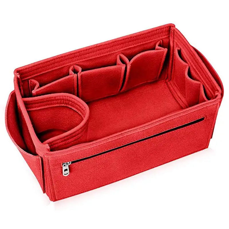 Make up Organizer Felt Cloth Handbag Organizer Insert Bag Travel Inner Purse Portable Cosmetic Bags Fits Speedy Neverfull