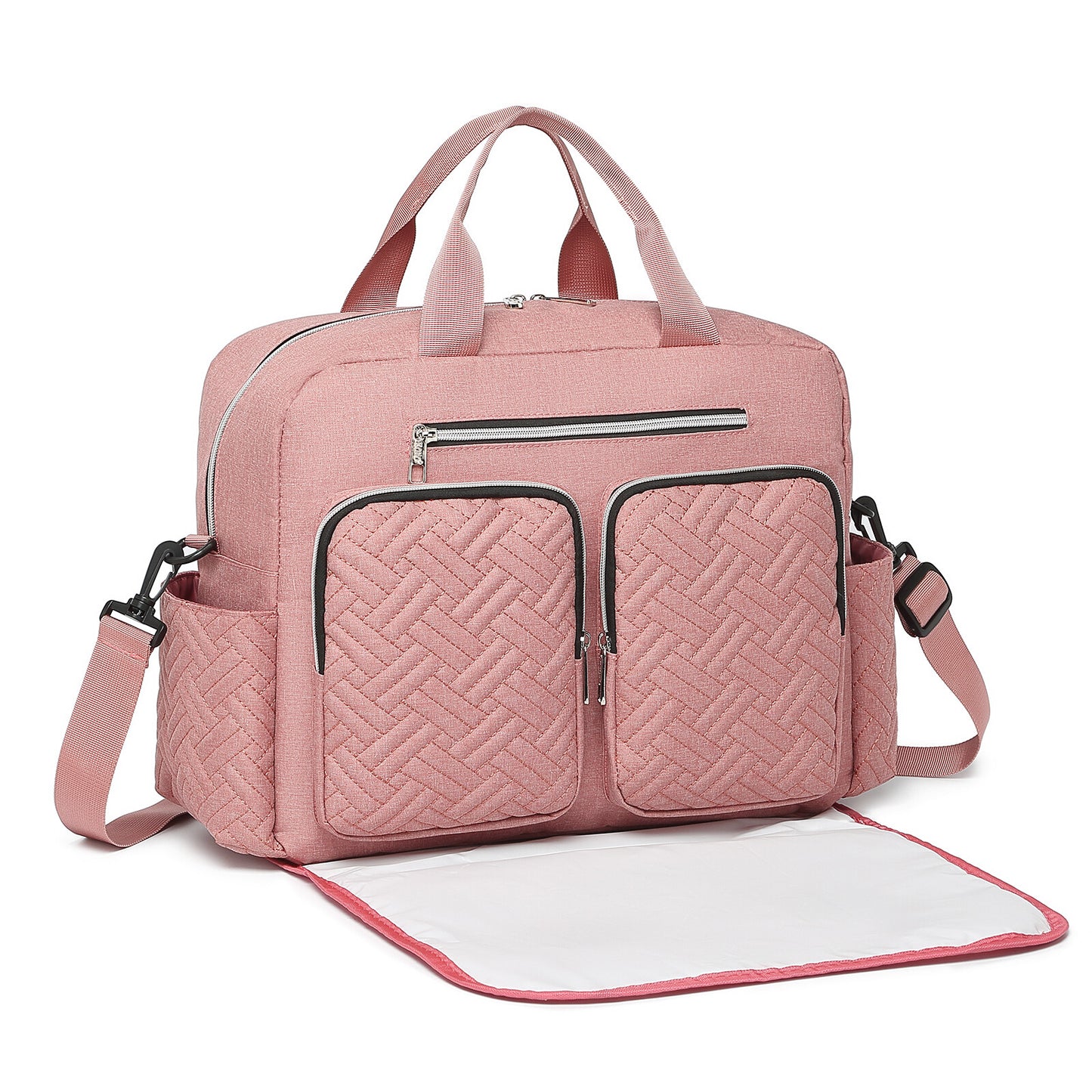 Changing Bag Set Hospital Travel Large Capacity Diaper Bag Mummy Changing Mat