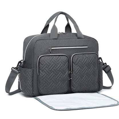 Changing Bag Set Hospital Travel Large Capacity Diaper Bag Mummy Changing Mat