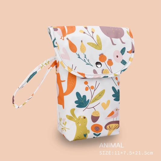 Baby Diaper Bag Waterproof Wet Dry Pack Mummy Storage Pouch Nappy Organizer Insert Tote Purse Travel Stroller Carry Bag