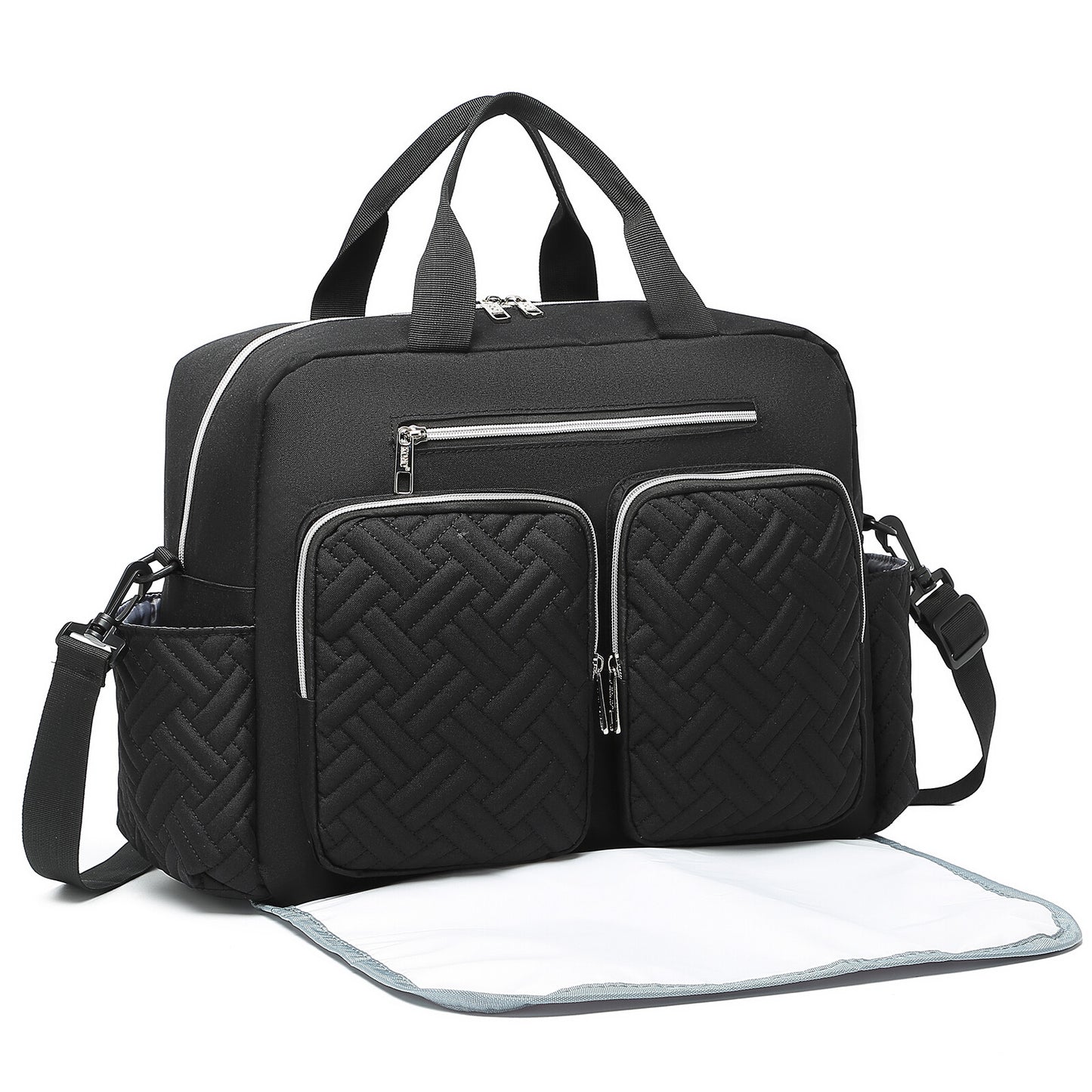 Changing Bag Set Hospital Travel Large Capacity Diaper Bag Mummy Changing Mat