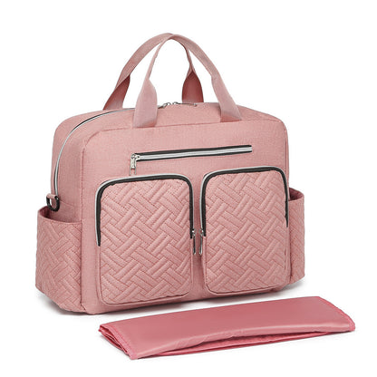 Changing Bag Set Hospital Travel Large Capacity Diaper Bag Mummy Changing Mat