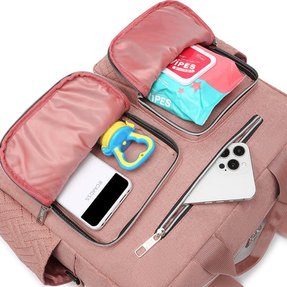 Changing Bag Set Hospital Travel Large Capacity Diaper Bag Mummy Changing Mat