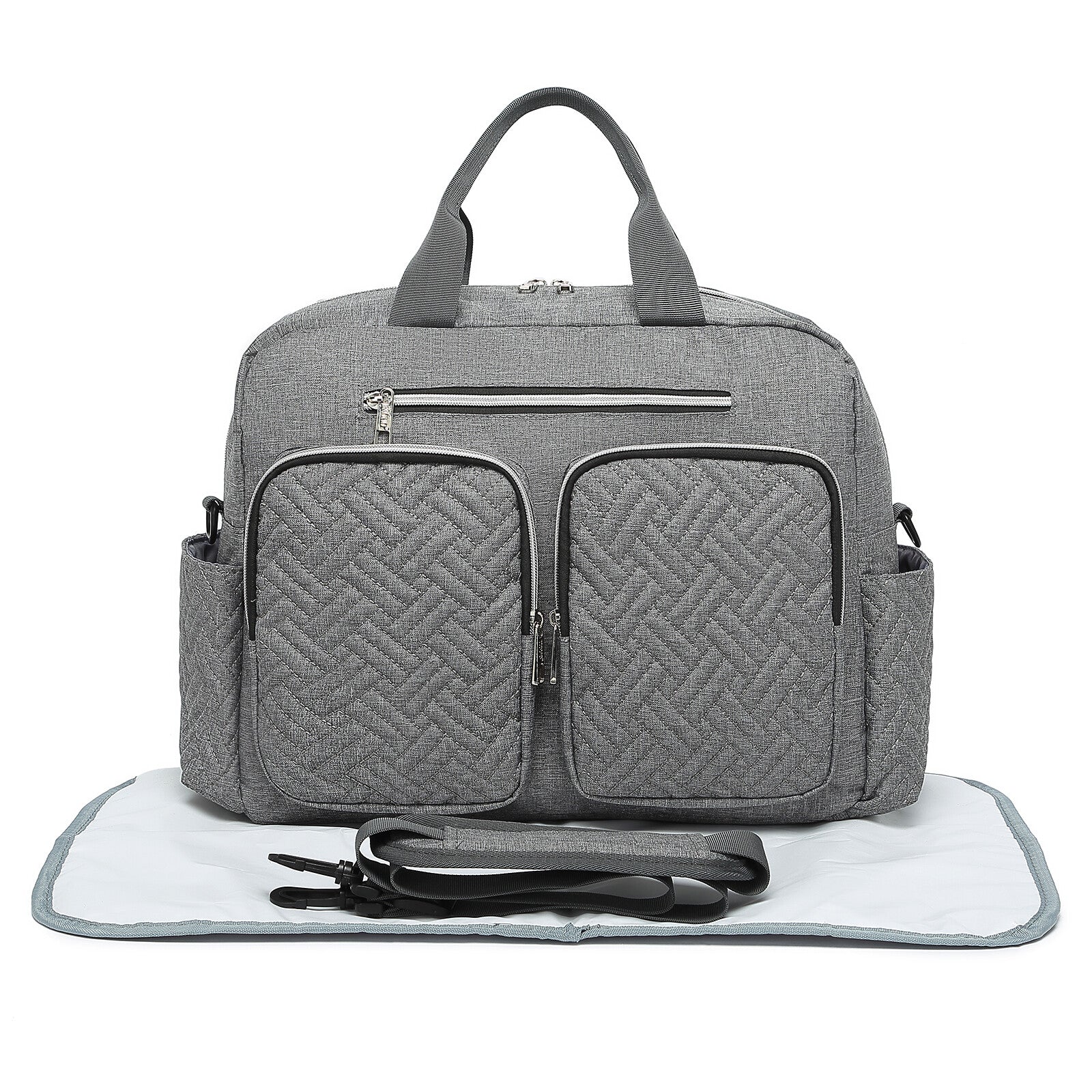 Changing Bag Set Hospital Travel Large Capacity Diaper Bag Mummy Changing Mat